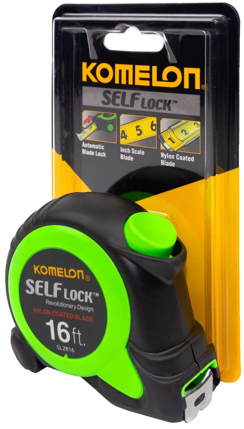 Komelon SL2816; 16' x 3/4" Self-Lock Tape Measure - Image 2