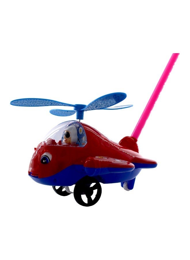Toy Box Walking Push & Pull Along Plane With Sound For Kids Age Red - Image 2
