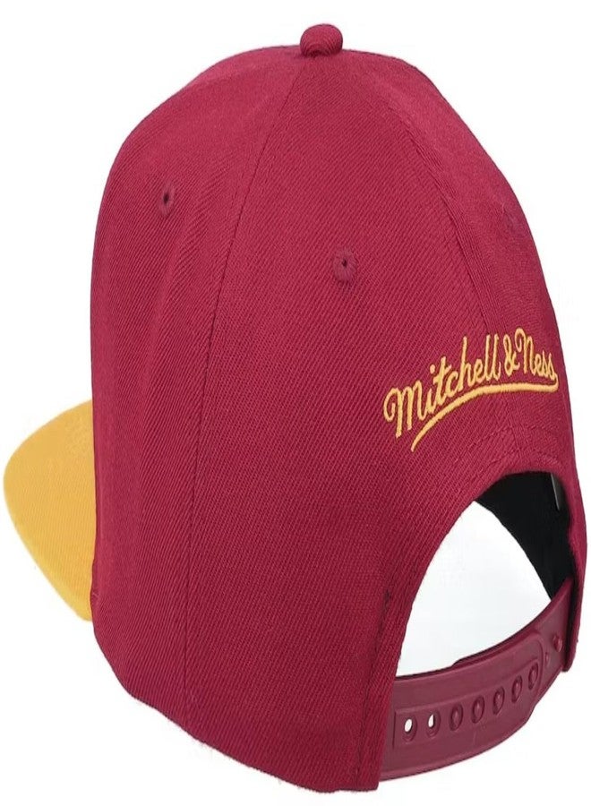 Mitchell & Ness Cleveland Cavaliers Core Basic Snapback Adjustable Hat Cap - Team Colors - Image 4