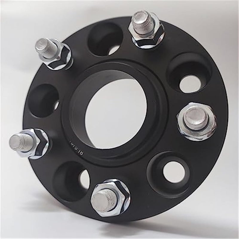 DEMULAX 5x114.3 Hubcentric Wheel Spacers - Black 20mm - Image 1