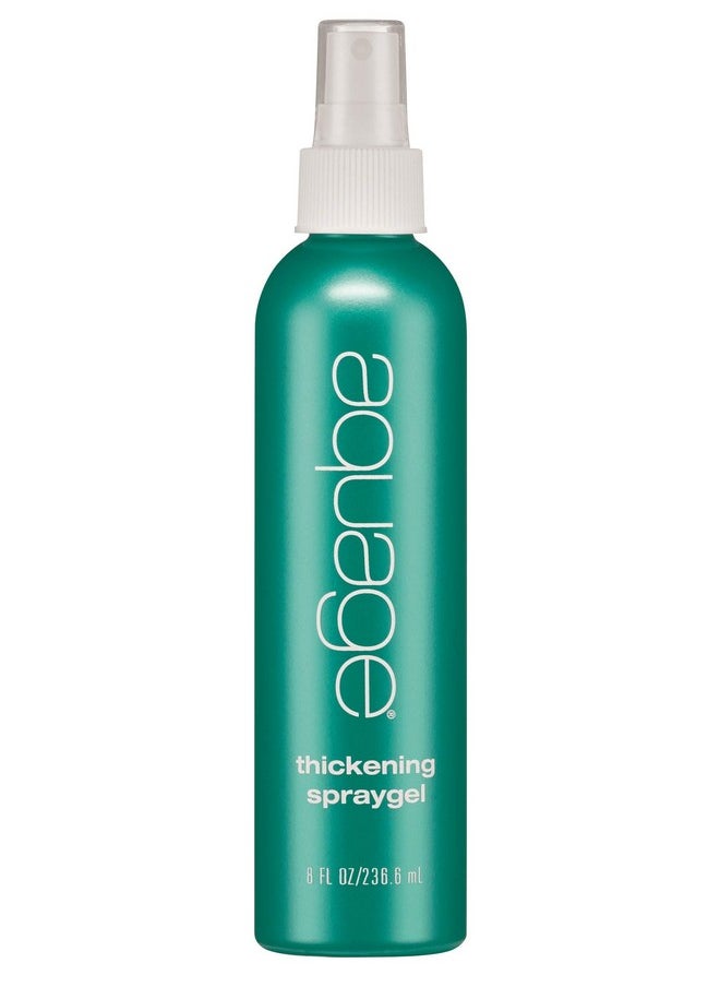 Aquage AQUAGE Thickening Spraygel, Firm-Hold Styling Spray with Ultraflex Polymer Technology, Thickens & Strengthens Fine, Thin Hair That Lacks Body & Vitality, 8 Fl Oz 