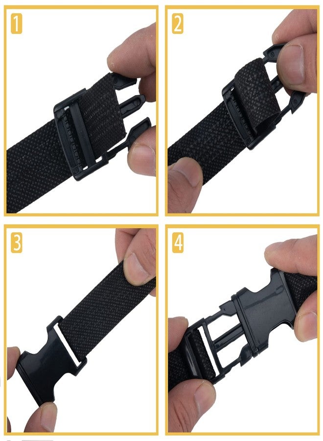 TXZWJZ 1 Inch Plastic Buckles for Straps 40pcs Colorful Quick Release Buckles for DIY Craft Webbing Backpack Paracord Bracelets Pet Collar Belt Sewing Fanny Pack - Image 5