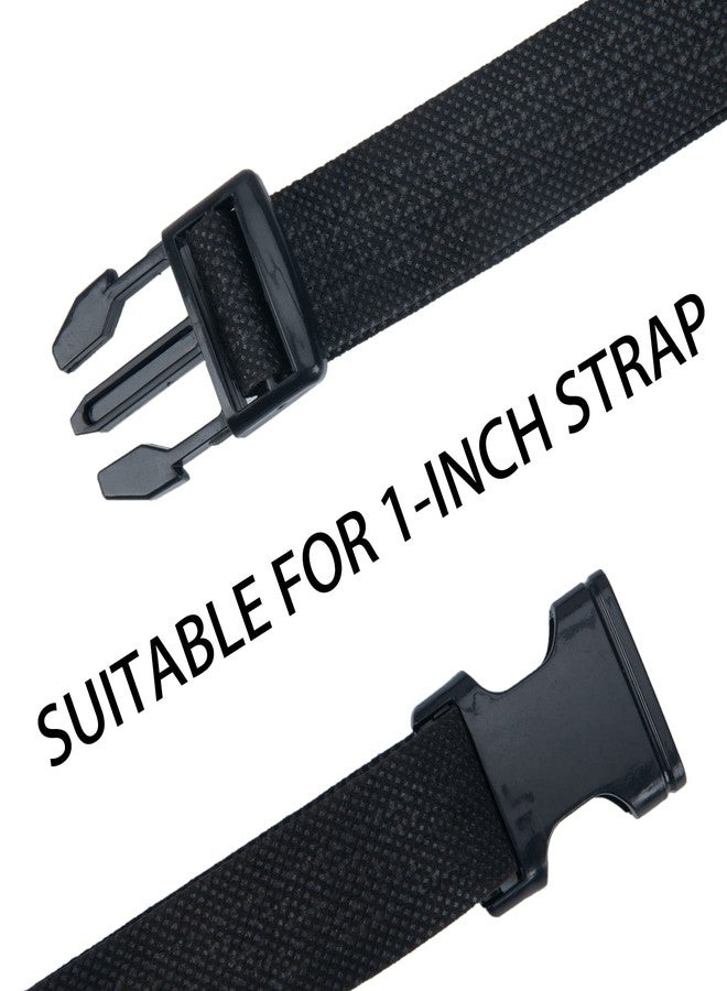 TXZWJZ 1 Inch Plastic Buckles for Straps 40pcs Colorful Quick Release Buckles for DIY Craft Webbing Backpack Paracord Bracelets Pet Collar Belt Sewing Fanny Pack - Image 3