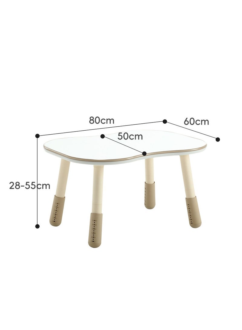 MHD Kids Study Table, 6 Level Height Adjustable Toddler Learn Table for 8 Months to 12 Years, Graffiti Ready Kids Art Table for Home and Kindergarten  - Image 2