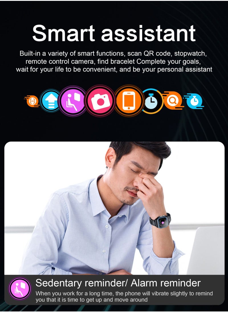 AROAQ - KW18 Men Smart Watches IP67 Waterproof Watch Blood Pressure Monitor Heart Rate GPS Sports Smartwatch for Android iOS - Image 1