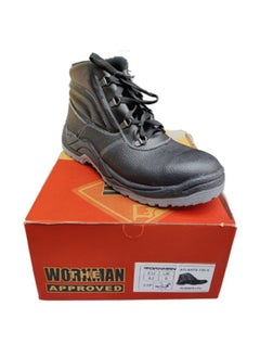 High Ankle Black Safety Shoes for Men Atlanta S1P | Steel Toe, Anti-Slip, Puncture-Resistant Safety Shoes for Industrial Use | Double Density with PU Sole | Size-44 - pzsku/Z599B7AF67A2FACC89A70Z/45/_/1733205106/8a8aaf91-c359-4ff5-ba40-61cf9c5a3939