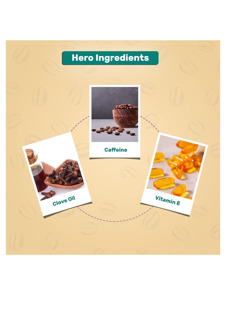 ENN Drop the Bags Under Eye Serum for Dark Circles for Women and Men with Caffeine Clove Oil and Vitamin E helps Reduce Dark Circle Puffiness Finelines 10ml - Image 4