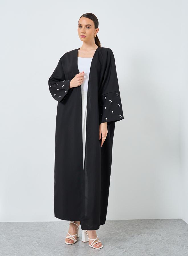 تايك تو عباية مفتوحة بأكمام مطرزة - Image 2