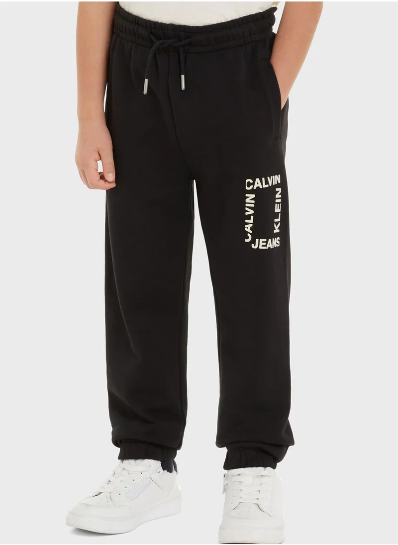 Calvin Klein Jeans Kids Logo Sweatpants