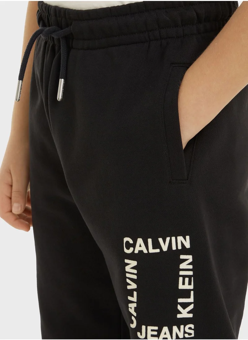 Calvin Klein Jeans Kids Logo Sweatpants