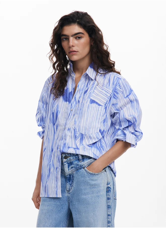 DESIGUAL Arty Oversized Shirt