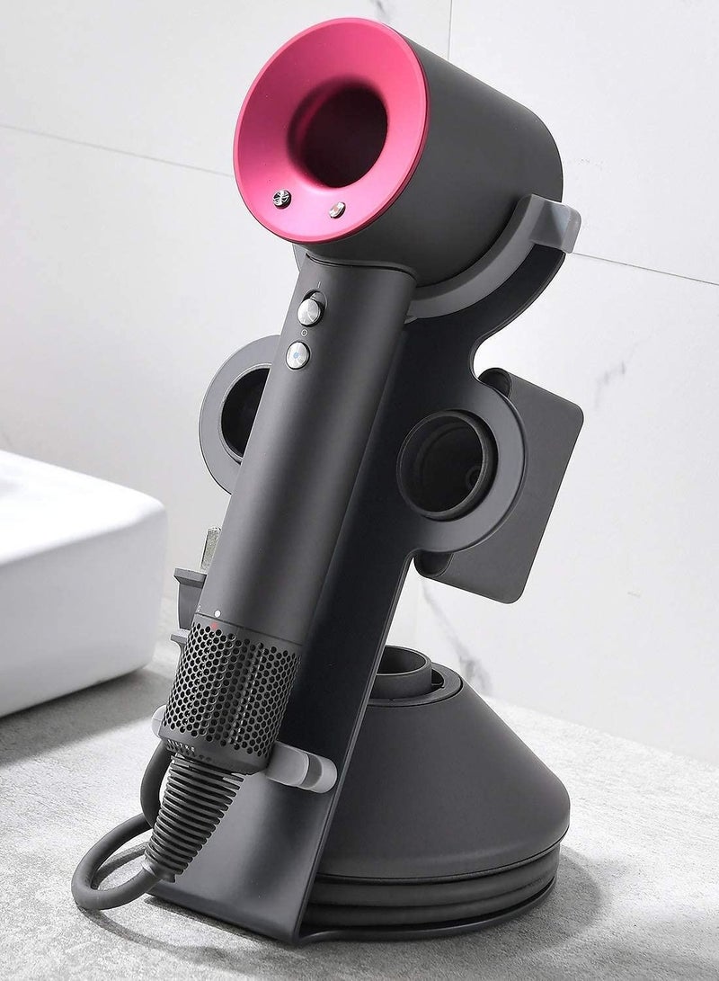 Y&D Hair Dryer Holder for Dyson Supersonic Magnetic Stand with Power Plug Cable Organizer Bracket Bathroom  - Image 1