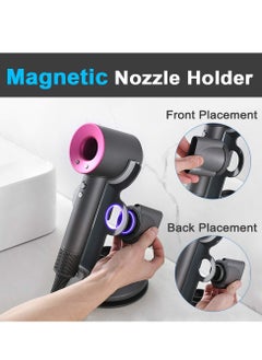 Y&D Hair Dryer Holder for Dyson Supersonic Magnetic Stand with Power Plug Cable Organizer Bracket Bathroom  - Image 2