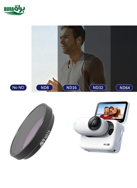 For Insta360 GO 3S JUNESTAR Camera Lens Filter, Filter:ND16