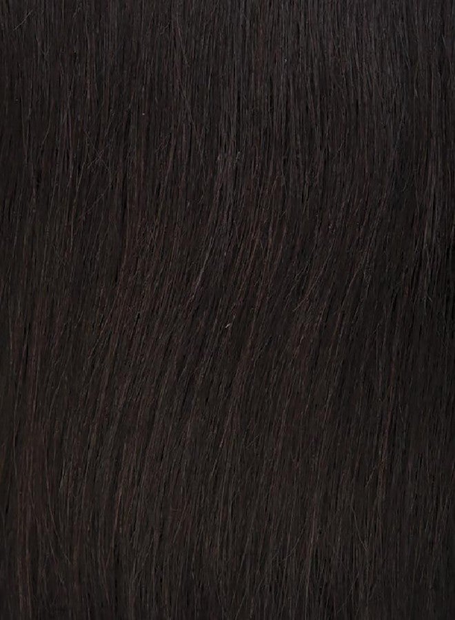أوتر شعر مستعار Outre Quick Weave سهل التصفيف في 60 ثانية، قبعة شعر مستعار نصفية جديدة ناعمة وطبيعية من Neesha، مسطحة ولا تتطلب ترك الكثير من الشعر الطبيعي، NEESHA H302 (بني داكن 2) - Image 4
