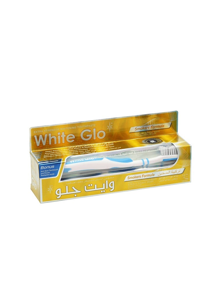 وايت غلو وايت جلو معجون تبييض الأسنان  تركيبة المدخنين  - سموكرز فورميولا - Image 1
