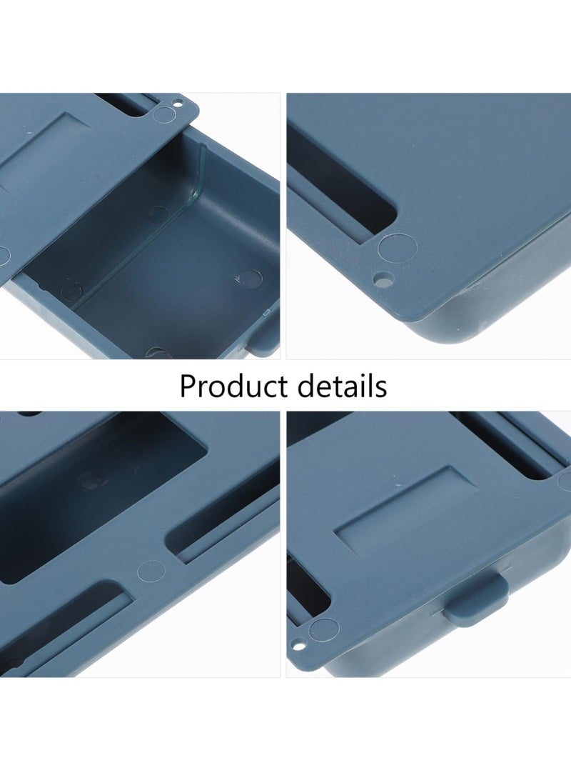 Excefore Pen Holder Under Desk Organisers, Under Desk Drawer 4 Pack Under Desk Storage, Drawer Organizer Set, Self-Stick Expandable Drawer Tray for Office, Home, School  - Image 2