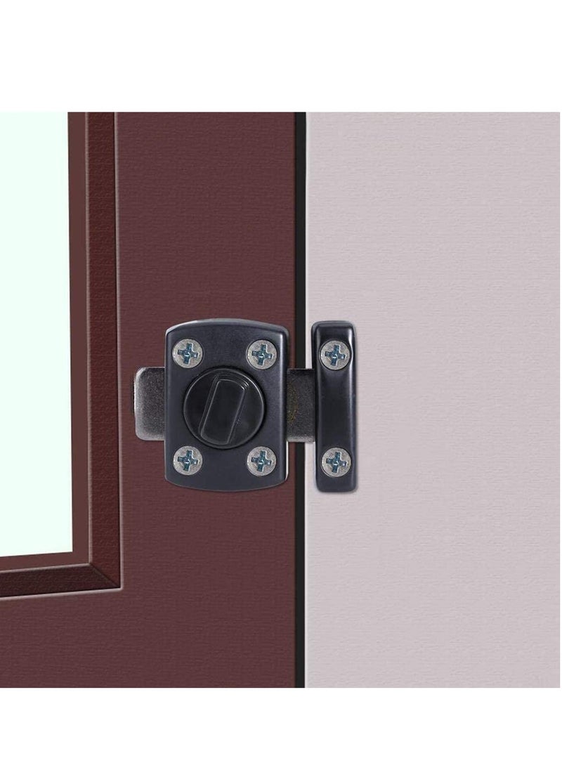 KASTWAVE - Door Lock Slide Gate Latch Tiny Door Bolt Bathroom Latch Rotate Bolt Gate Latch Door Lock - Image 1