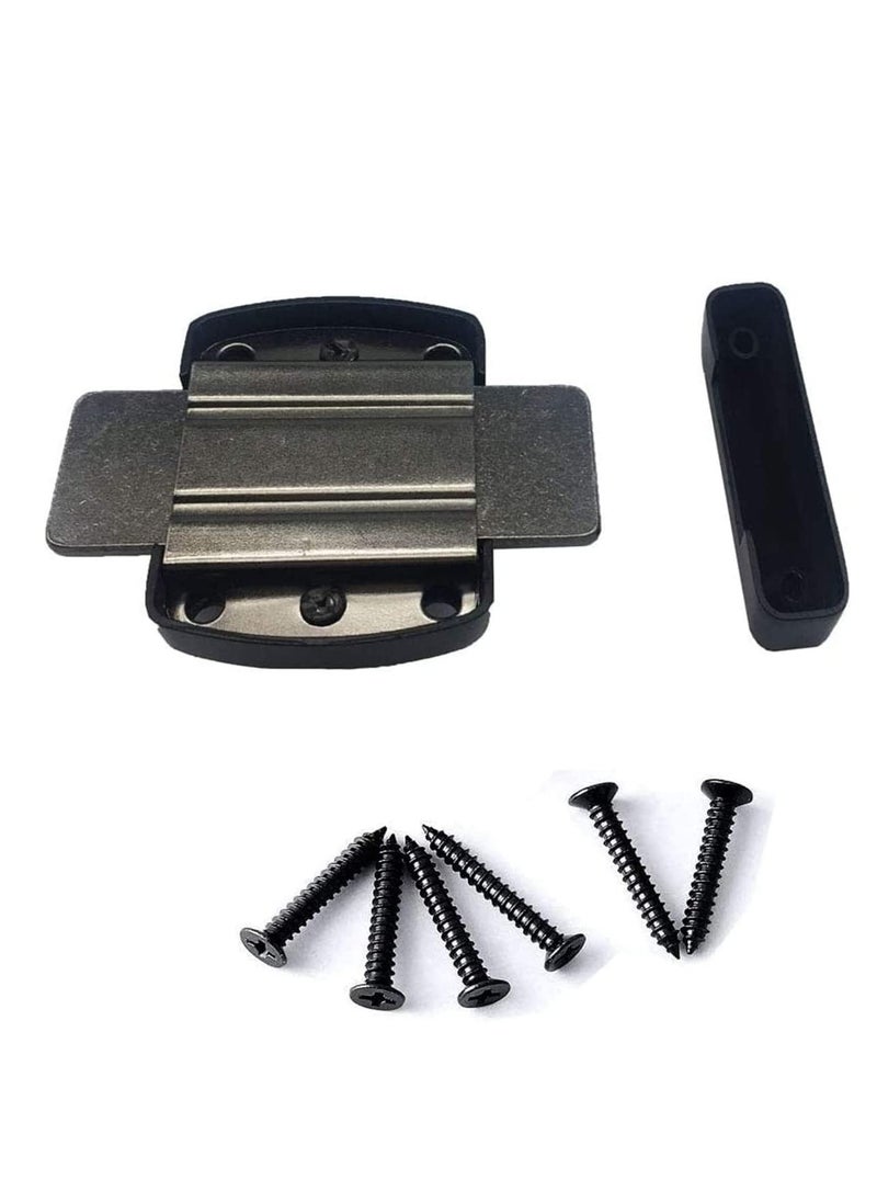KASTWAVE - Door Lock Slide Gate Latch Tiny Door Bolt Bathroom Latch Rotate Bolt Gate Latch Door Lock - Image 1