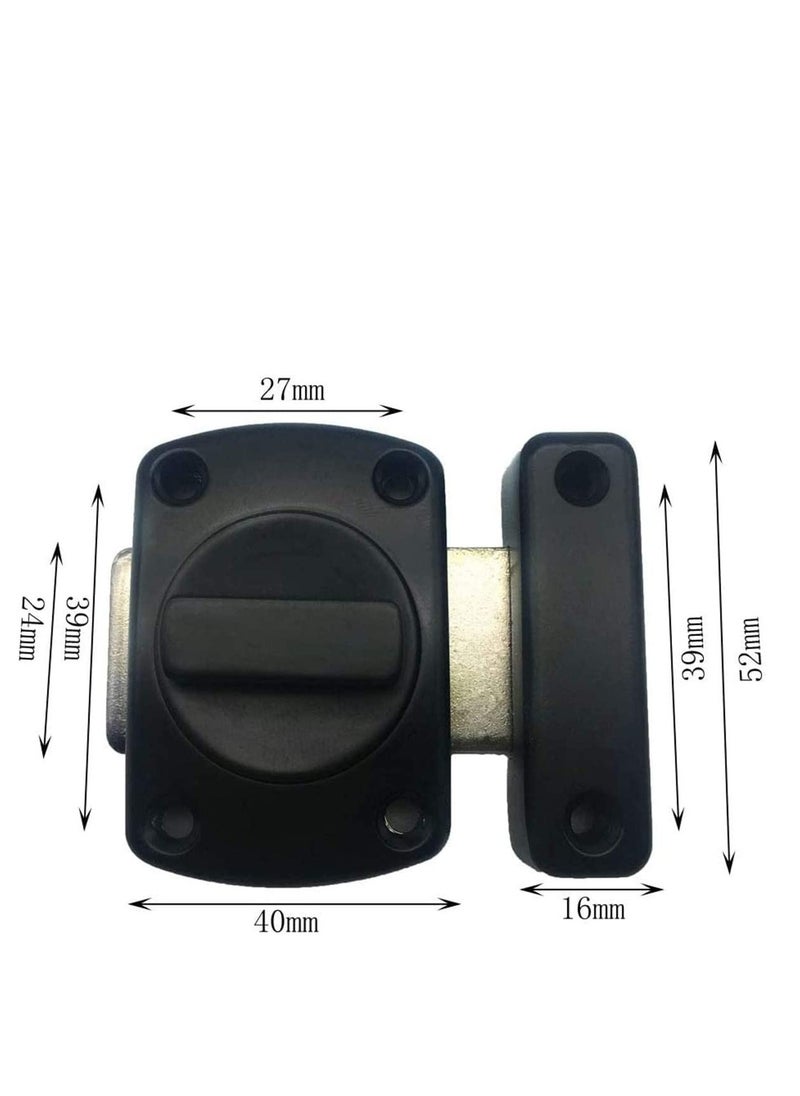 KASTWAVE - Door Lock Slide Gate Latch Tiny Door Bolt Bathroom Latch Rotate Bolt Gate Latch Door Lock - Image 1