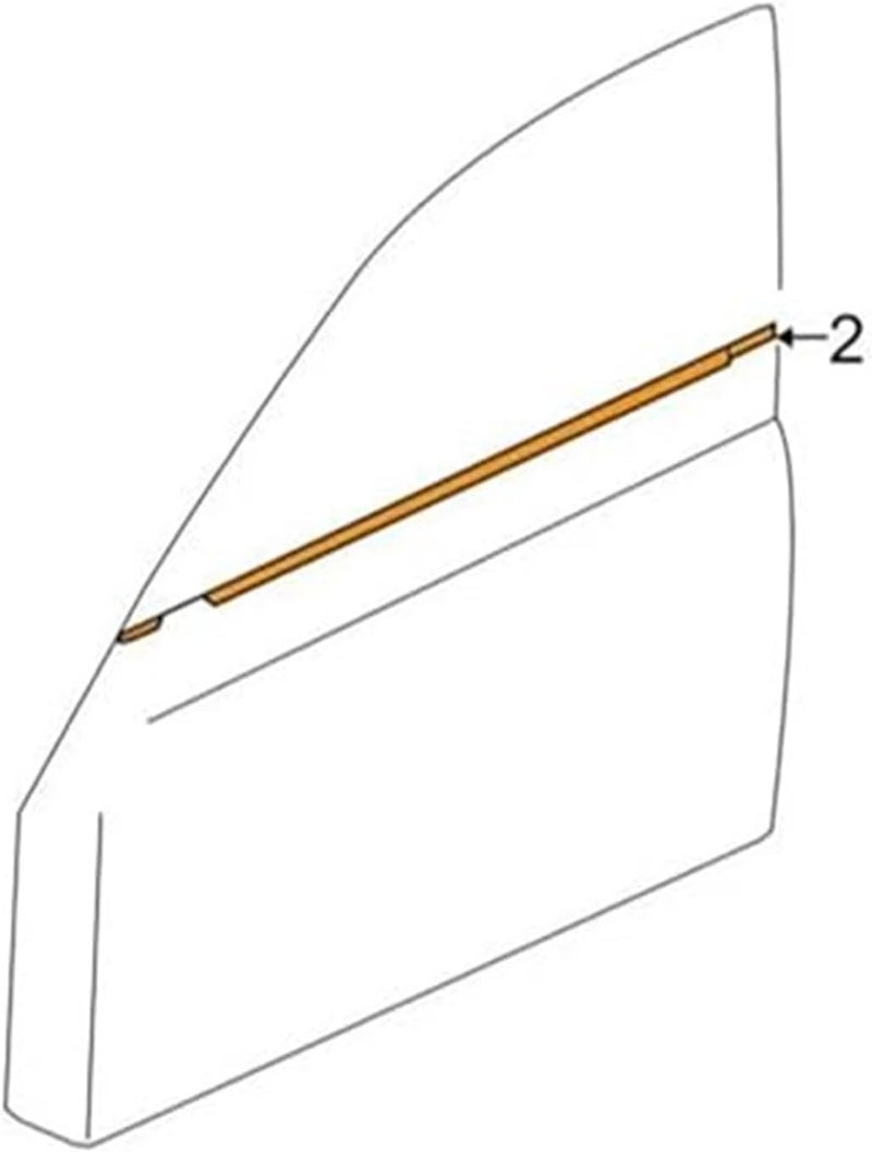 Vuzmode Car Rubber Weatherstrip Seal for Lancer CY CX CZ - Image 2