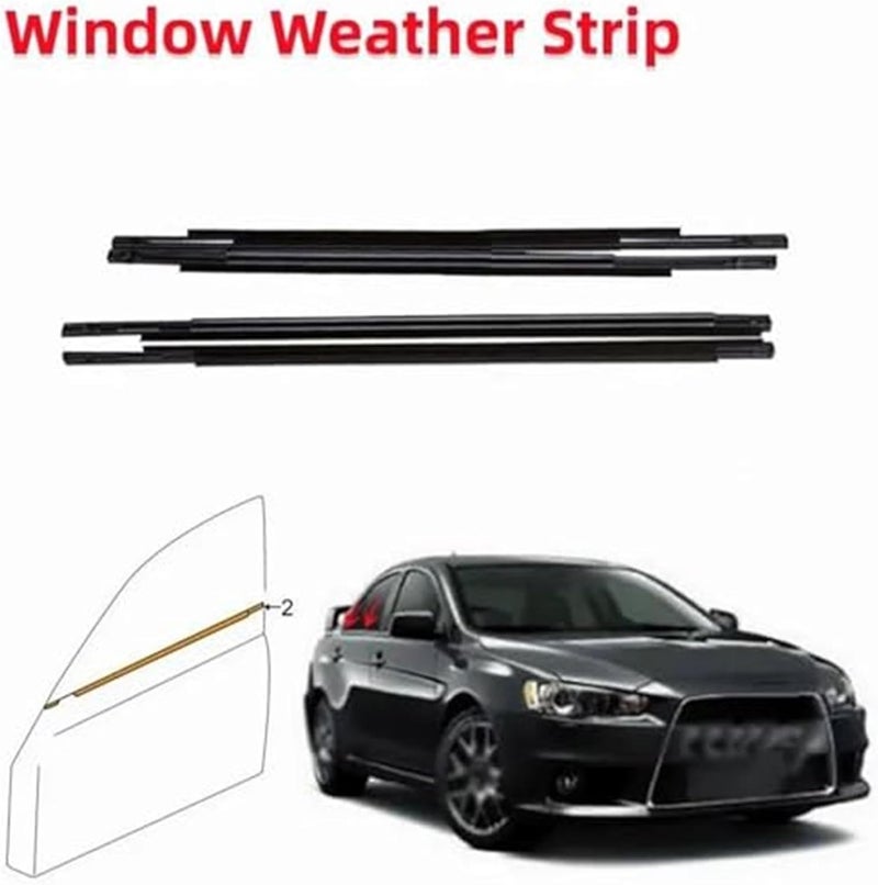 Vuzmode Car Rubber Weatherstrip Seal for Lancer CY CX CZ - Image 3