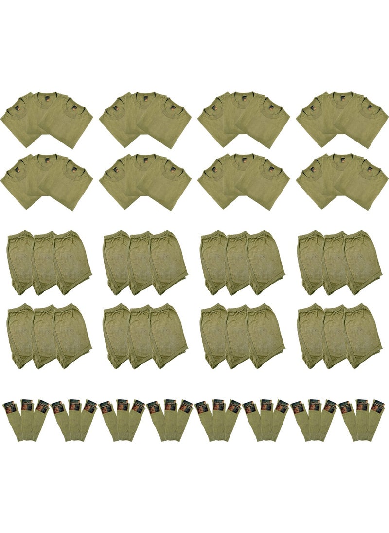 Karcamp 24-Piece Military Underwear Set (Undershirt-Boxer-Socks)  - Image 1