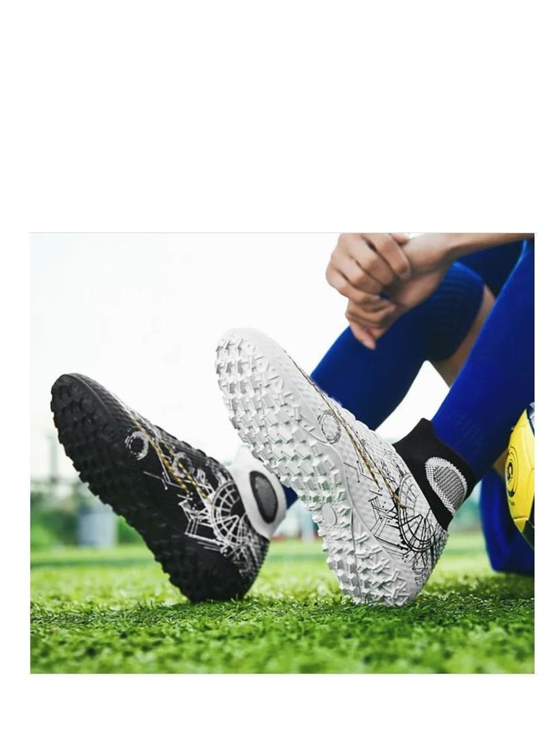 Y&D Football Shoes Male  Broken Nail Primary School Children Mandarin Duck Couple Artificial Grass Sports  - Image 2