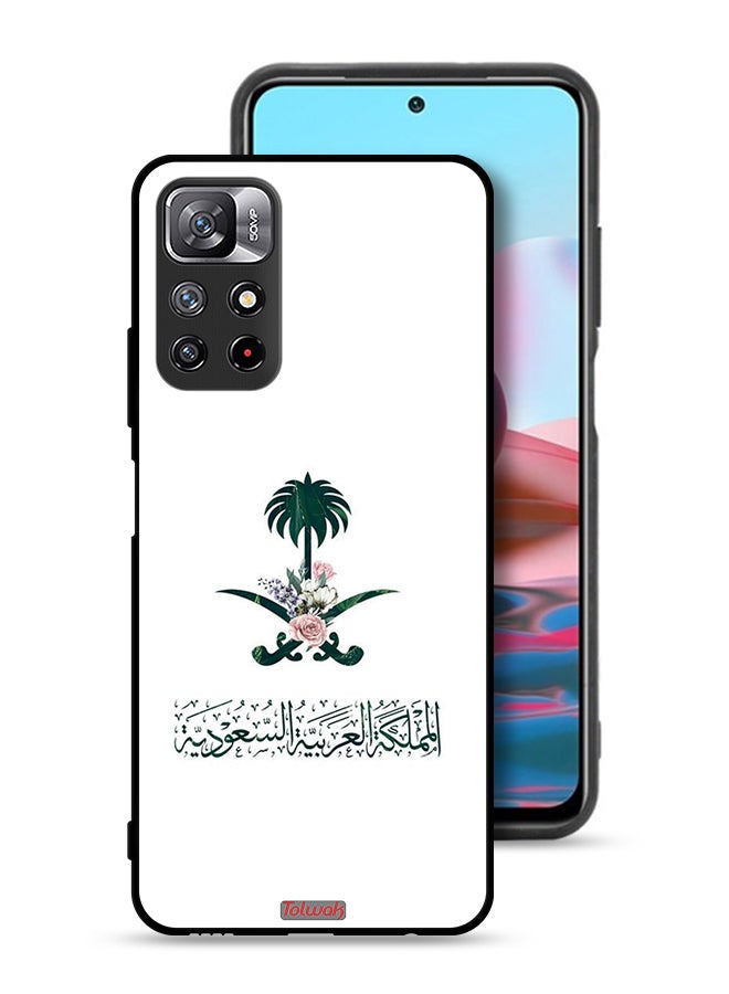 Tolwak Xiaomi Redmi Note 11 4G Protective Case Cover Kingdom Of Saudi Arabia Sign Of Flowers - Image 1