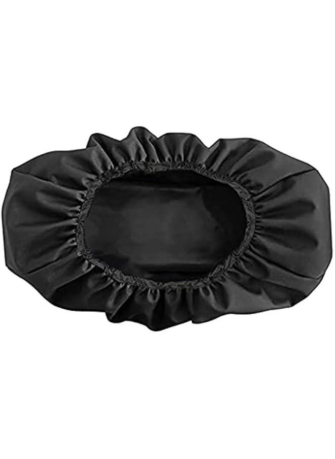 Generic Winch Cover Heavy Duty Waterproof Dustproof Winch Protection Cover with Elastic Band Winch Protection Cover for Electric Winches 8500-17500 lbs Indoor/Outdoor Black  - Image 1