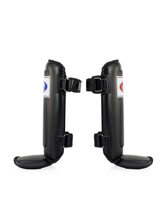 FAIRTEX SP3 Pro Style Shin Guards - Black, Blue, Red - Image 4