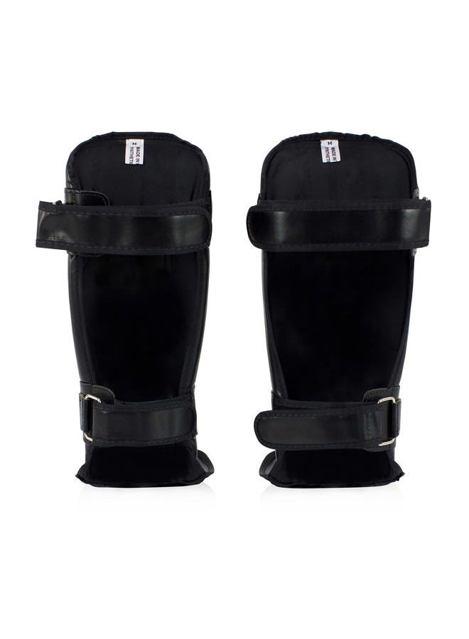 FAIRTEX SP3 Pro Style Shin Guards - Black, Blue, Red - Image 2