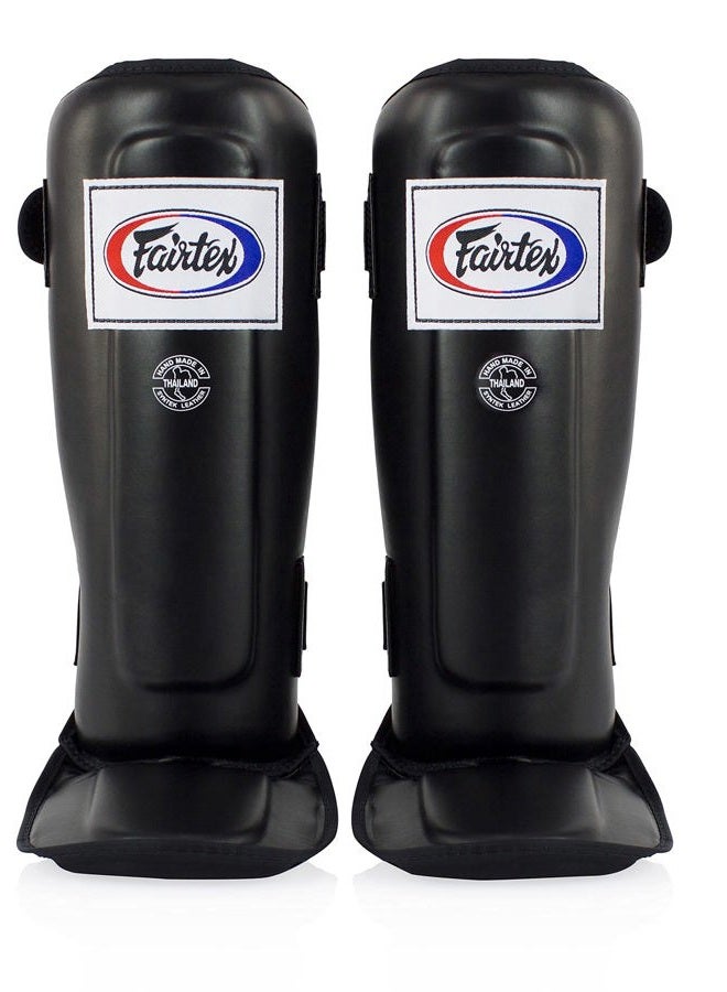 FAIRTEX SP3 Pro Style Shin Guards - Black, Blue, Red - Image 1