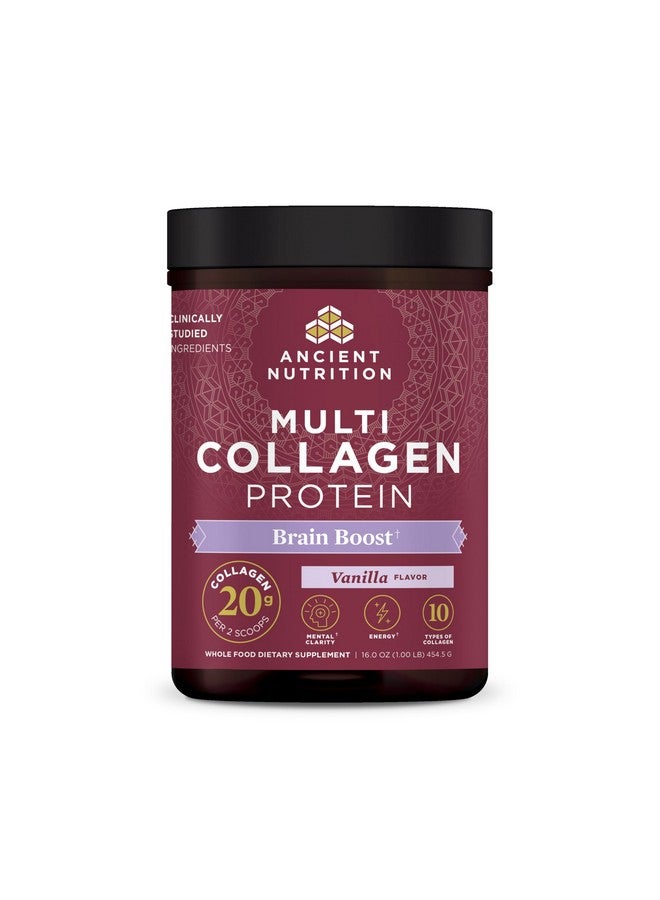 آينشنت نيوترشن مسحوق بروتين الكولاجين من Ancient Nutrition، بروتين الكولاجين المتعدد، ببتيدات الكولاجين المُحللة، يدعم البشرة والأظافر، مكمل غذائي للمفاصل (معزز للدماغ، 45 حصة) - Image 1