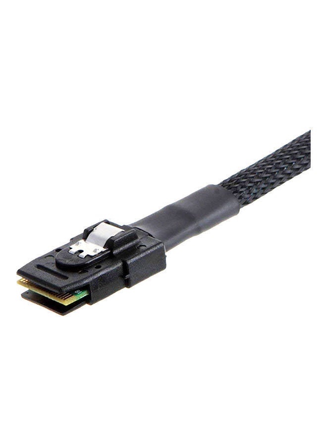 NIBEMINENT Mini SAS SFF-8087 To 4 SATA Hard Disk Cable 1meter Black/Blue - Image 2