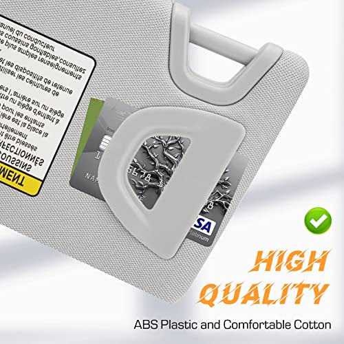 ILONPA Gray Driver Left Side Sun Visor Replacement Compatible with 2013 2014 2015 2016 2017 2018 Nissan Altima Without Sunroof Replace 96401-3TA2A - Image 5