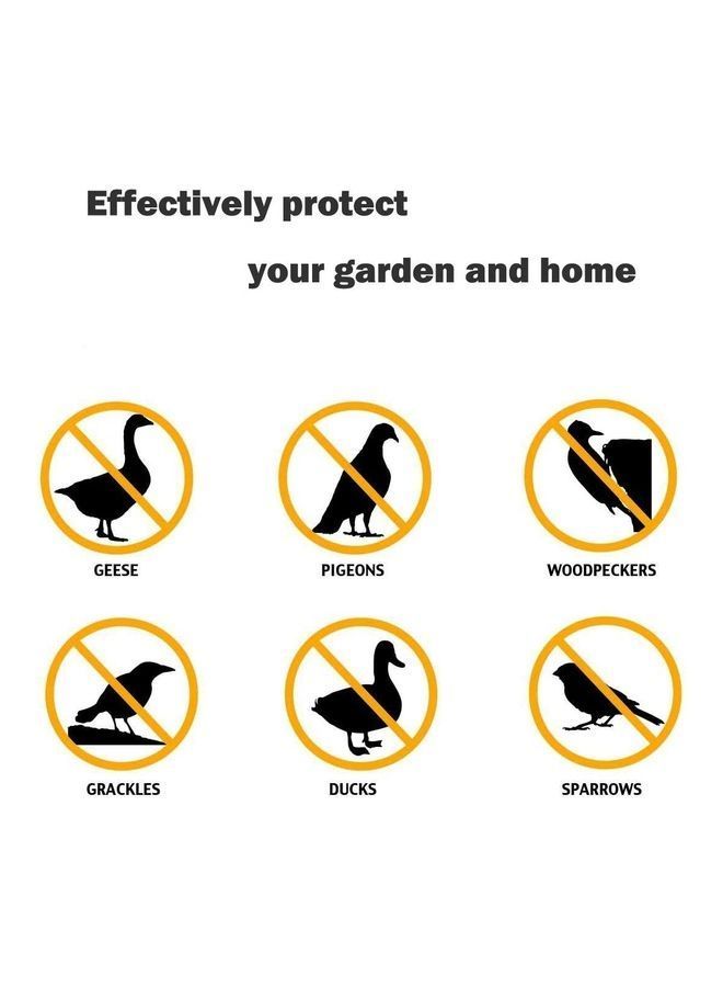 NIBEMINENT Bird Scare Reflective Tape Multicolour 106.68meter - Image 2