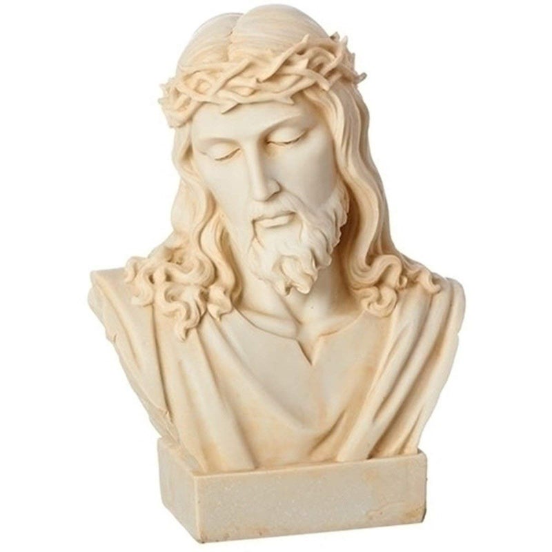 Roman Jesus Bust Ivory Color