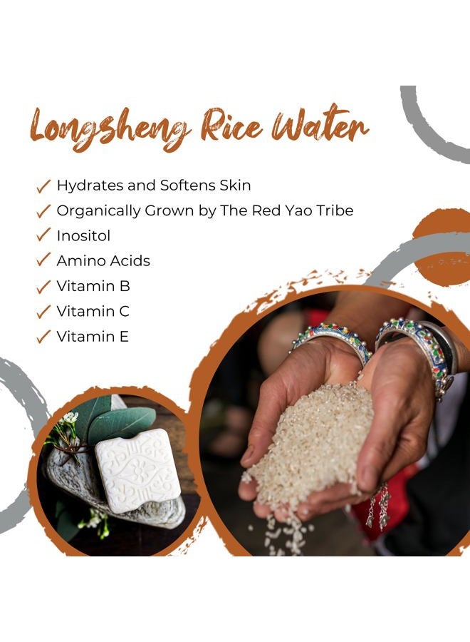 Viori Native Essence Body Wash Bar -120 Gram Unscented - Body Soap Bar with Handcrafted Longsheng Rice Water & Natural Ingredients - Sulfate-free, Paraben-free, Cruelty-free, 100% Vegan, Zero-Waste - Image 3