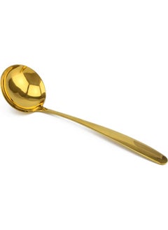 Cuisine Art Berger Gold Ladle 33Cm, Stainless Steel Kitchen Ladle With Gold Plating, Soup Ladle, Cooking Ladle, Metal Soup Spoon For Cooking, Dishwasher Safe, Easy To Clean  - Image 2