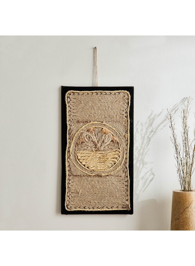 Home Box Enzo Wall Decor with Jute and Shell 40 x 1 x 23 cm  - Image 5