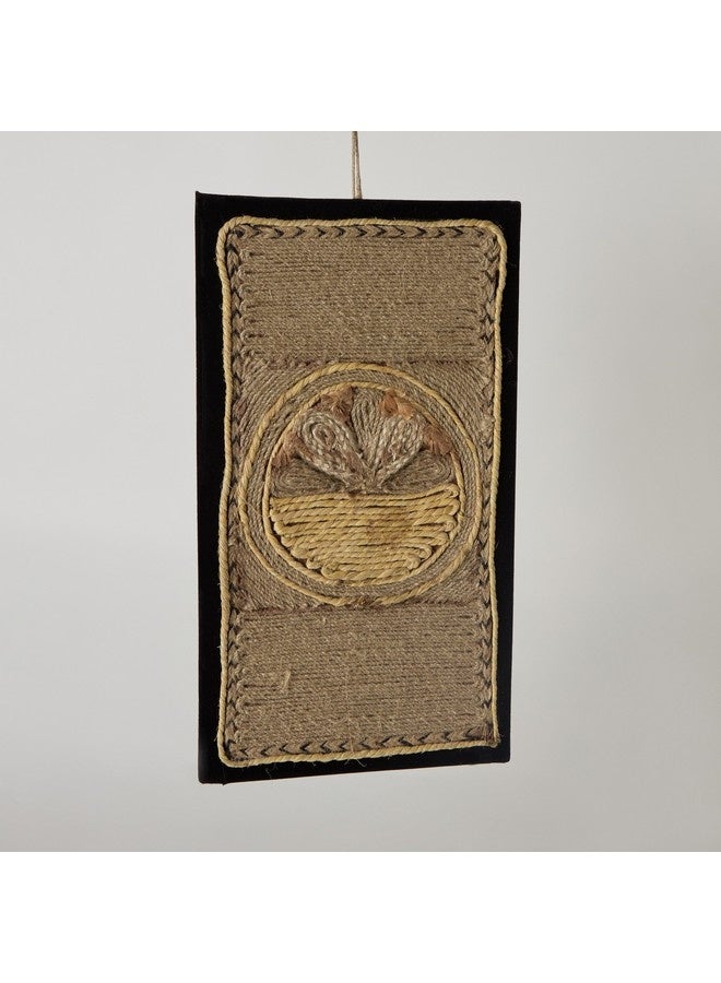 Home Box Enzo Wall Decor with Jute and Shell 40 x 1 x 23 cm  - Image 2