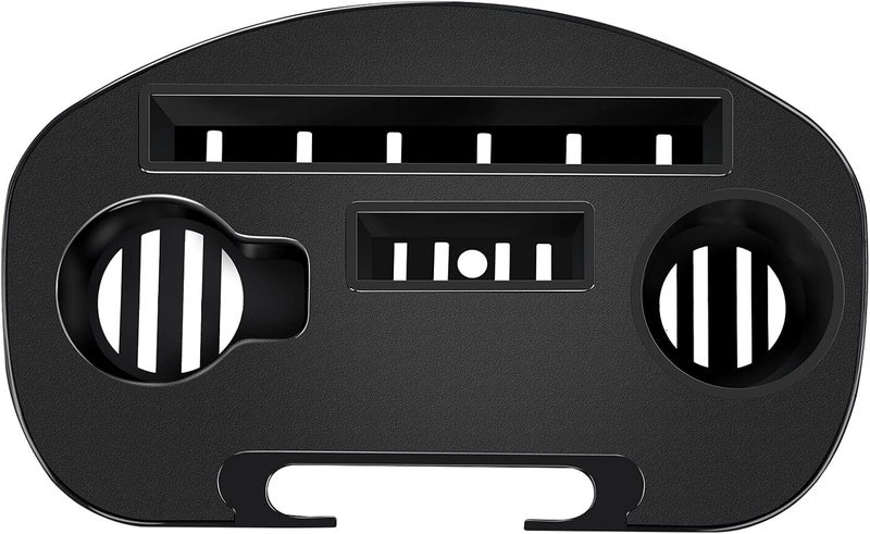 Hanperal Zero Gravity Chair Tray, Multifunctional recliners Cup Holder Tray, Zero Gravity Lounge Chair Cup Holder, Utility Clip on Side Recliner Table/Tray for ipadmini/Air/Pro, Cellphone, Cup-Black - Image 1