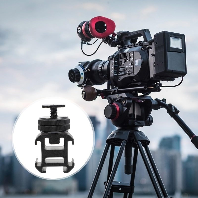 Compact Flash Hot Shoe Mount Adapter with Tripod Screw for DSLR Camera LED Light Microphone - Image 5