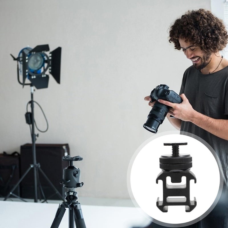Compact Flash Hot Shoe Mount Adapter with Tripod Screw for DSLR Camera LED Light Microphone - Image 3