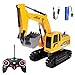 Ruutcasy Remote Control ExcavatorToy Digger Remote Control Digger Excavator ToysEngineering Sand Digger Construction Vehicle Toy RC Excavator Toy Cars for Kids - Image 2
