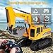 Ruutcasy Remote Control ExcavatorToy Digger Remote Control Digger Excavator ToysEngineering Sand Digger Construction Vehicle Toy RC Excavator Toy Cars for Kids - Image 4