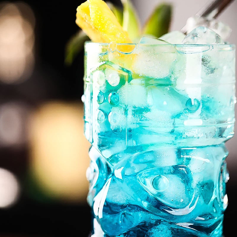 Cedilis 6 Pack 14oz Tiki Glasses Modern Bar Tiki Cup Tiki Mug, Halloween Glasses Mug Cup Perfect for Mai Tai, Exotic Zombie Cocktails for Hawaiian Party, Halloween Decor - Image 4