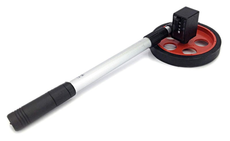 EDMBG 23139 Walking Wheel Tape Measure 1000 Foot Measuring Tape Adjustable Handle