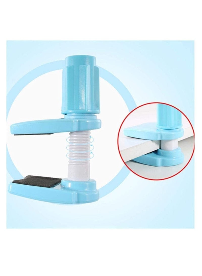 Captaintech Baby Bottle Holder, Multifunctional 360º Rotating Bulletproof Explosion-Proof Bottle Holder Hands-Free Baby Water Milk Car Feeding Bottle Clamp Bracket (Blue) - Image 4